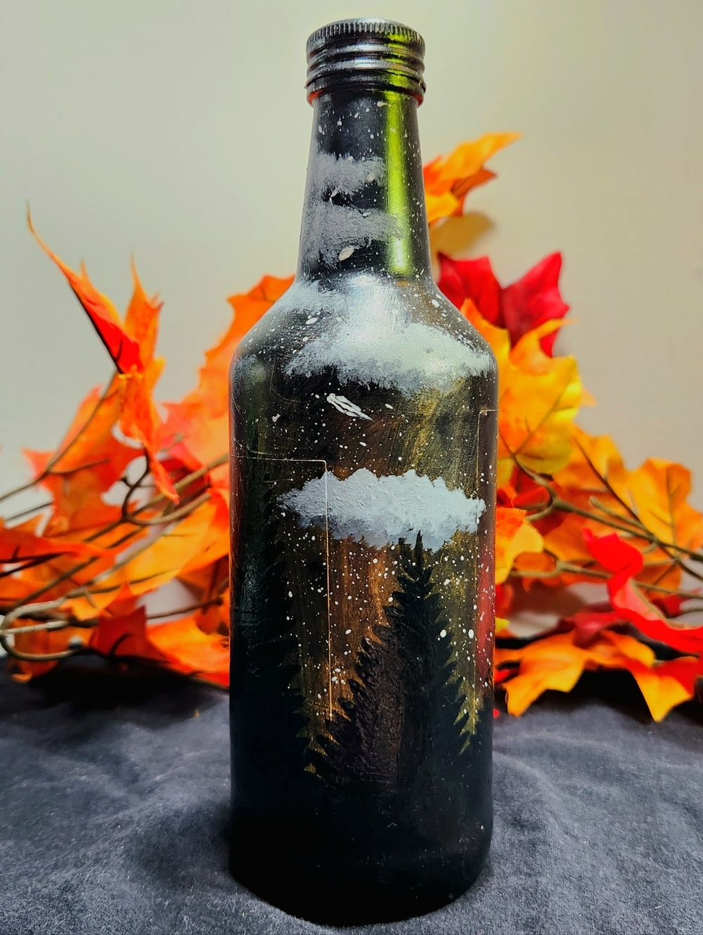 Night Sky Bottle Art